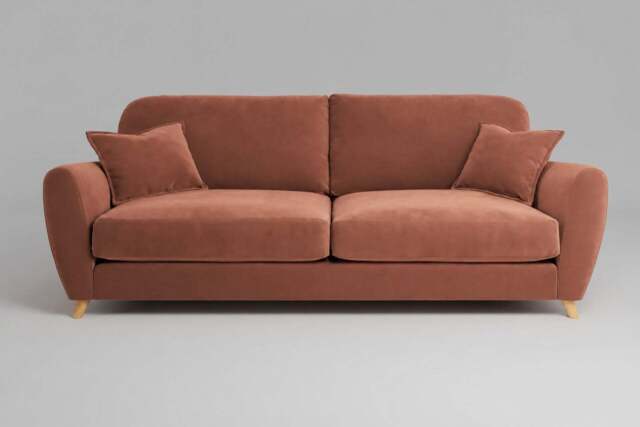 Cloud Nine - 4.5 Seater Sofa, Soft Touch Velvet / Cinnamon - image 1