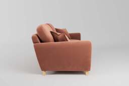 Cloud Nine - 4.5 Seater Sofa, Soft Touch Velvet / Cinnamon - thumbnail 3