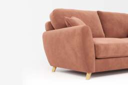 Cloud Nine - 4.5 Seater Sofa, Soft Touch Velvet / Cinnamon - thumbnail 2