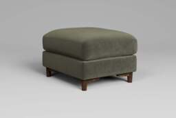 Fusion - Footstool (Small), Luxe Woven Velvet / Pine - thumbnail 3