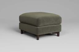 Fusion - Footstool (Small), Luxe Woven Velvet / Pine - thumbnail 4