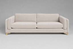 Fusion - 4.5 Seater Sofa, Basket weave / Shell - thumbnail 1