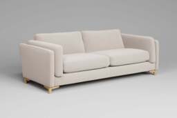 Fusion - 4.5 Seater Sofa, Basket weave / Shell - thumbnail 4