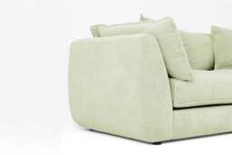 Utopia - 5 Piece - Rearrangeable Modular Sofa, Brushed Wool Feel / Sage / Casual Trim - thumbnail 2
