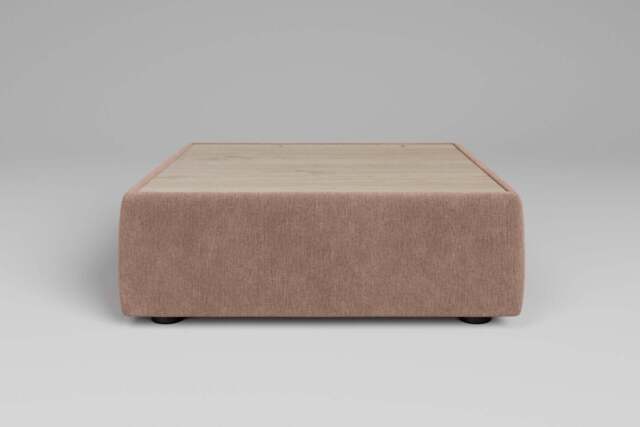 Utopia - Coffee Table - Rearrangeable Modular Sofa, Oak / Cotton Blend / Chai - image 1