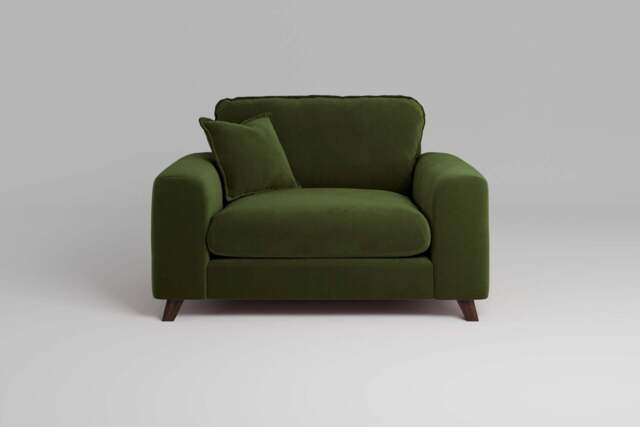 Serenity - Loveseat, Soft Touch Velvet / Avocado - image 1