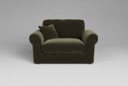 Mellow - Loveseat, Plush Chenille / Woodland Green