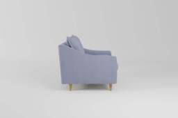 hush - Loveseat, Brushed Wool Feel / Denim - thumbnail 2