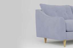 hush - Loveseat, Brushed Wool Feel / Denim - thumbnail 3
