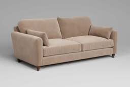 7th Heaven Midi - 4.5 Seater Sofa, Soft Touch Velvet / Soft Mink - thumbnail 2
