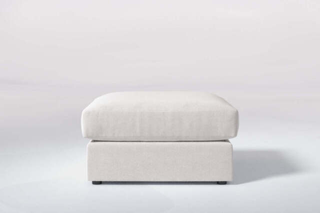 Fusion - Large Storage Stool, Brushed Wool Feel / Whisper - image 1