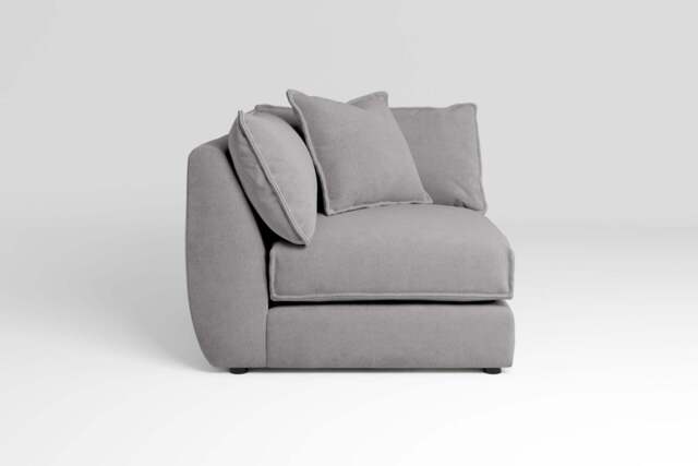 Utopia - All-in-one - Corner, left & right arm - Rearrangeable Modular Sofa, Brushed Wool Feel / Pewter / Casual Trim - image 1