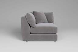 Utopia - All-in-one - Corner, left & right arm - Rearrangeable Modular Sofa, Brushed Wool Feel / Pewter / Casual Trim - thumbnail 5