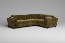 Fusion - Small Corner Sofa, Soft Woven Chenille / Olive - thumbnail 4