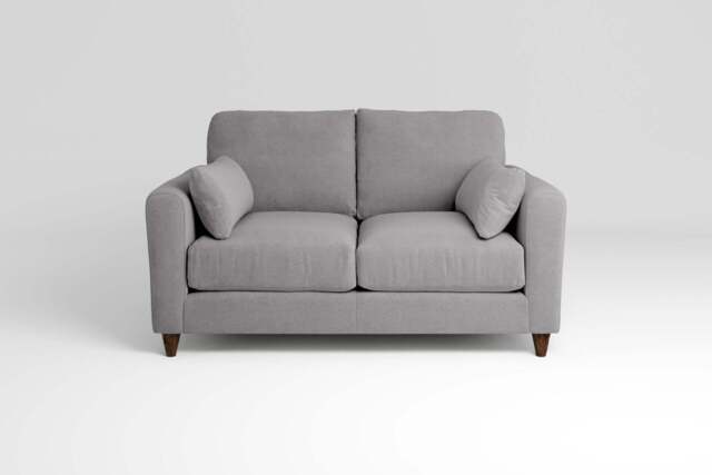 7th Heaven Midi - 2 Seater Sofa, Brushed Wool Feel / Pewter - image 1