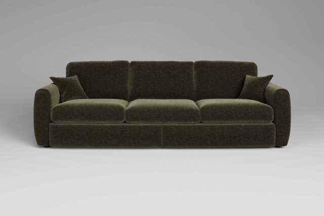 Tranquil - 5 Seater Sofa, Plush Chenille / Woodland Green - image 1
