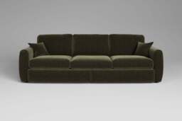 Tranquil - 5 Seater Sofa, Plush Chenille / Woodland Green - thumbnail 1