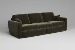 Tranquil - 5 Seater Sofa, Plush Chenille / Woodland Green - thumbnail 2
