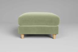 Cloud Nine - Footstool (Medium), Brushed Wool Feel / Sage