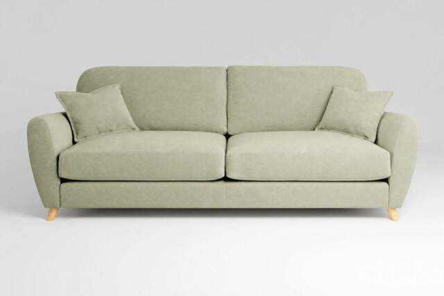 Cloud Nine - 4.5 Seater Sofa, Brushed Wool Feel / Sage - image 1