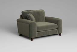 Serenity - Loveseat, Luxe Woven Velvet / Pine - thumbnail 3