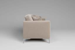melody - 3 Seater Sofa, Basket Weave / Sand - thumbnail 2