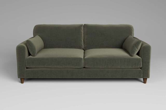 7th Heaven Midi - 4 Seater Sofa, Luxe Woven Velvet / Pine - image 1