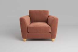 Daydream - Chair, Soft Touch Velvet / Cinnamon