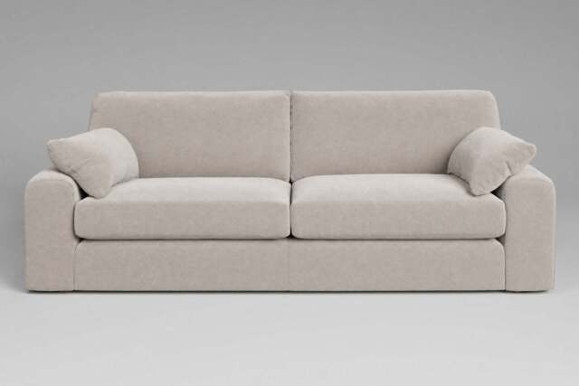7th Heaven Maxi - 4.5 Seater Sofa, Plush Chenille / Chalk - image 1