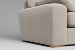7th Heaven Maxi - 4.5 Seater Sofa, Plush Chenille / Chalk - thumbnail 3