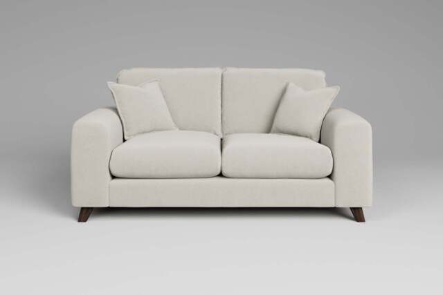 Serenity - 2 Seater Sofa, Luxe Woven Velvet / Snow - image 1