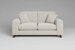 Serenity - 2 Seater Sofa, Luxe Woven Velvet / Snow - thumbnail 1