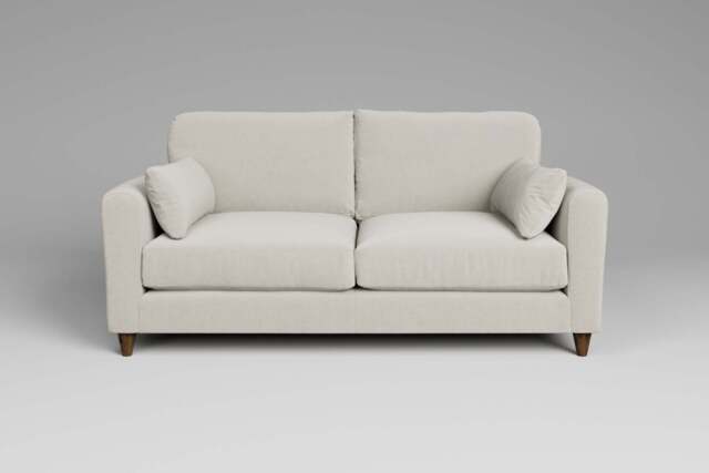 7th Heaven Midi - 3 Seater Sofa, Luxe Woven Velvet / Snow - image 1