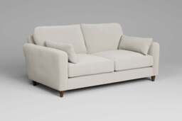 7th Heaven Midi - 3 Seater Sofa, Luxe Woven Velvet / Snow - thumbnail 2
