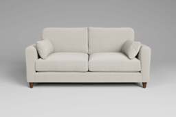 7th Heaven Midi - 3 Seater Sofa, Luxe Woven Velvet / Snow