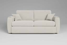 Tranquil - 3 Seater Sofa, Luxe Woven Velvet / Snow - thumbnail 1
