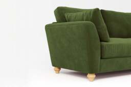 Daydream  -  Large Corner Sofa, Soft Touch Velvet / Avocado - thumbnail 3