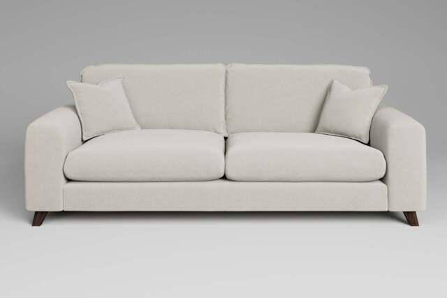 Serenity - 4 Seater Sofa, Luxe Woven Velvet / Snow - image 1