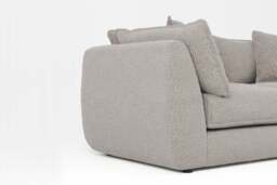 Utopia - 5 Piece - Rearrangeable Modular Sofa, Boucle / Mink / Casual Trim - thumbnail 2