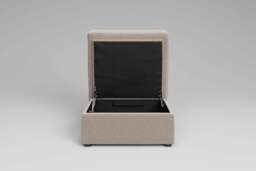 Tranquil - Small Storage Stool, Basket Weave / Sand - thumbnail 2