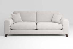 Serenity - 4 Seater Sofa, Brushed Wool Feel / Whisper - thumbnail 1