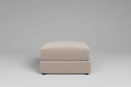 Utopia - Footstool - Rearrangeable Modular Sofa, Basket Weave / Sand / Tailored Trim - thumbnail 5