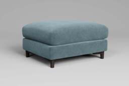 Fusion - Footstool (Large), Cotton Blend / Topaz - thumbnail 4