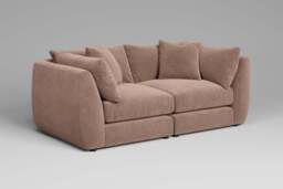 Utopia - 2 Piece - Rearrangeable Modular Sofa, Cotton Blend / Chai / Casual Trim - thumbnail 4
