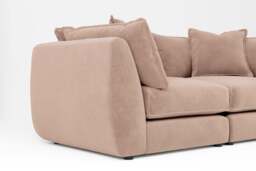 Utopia - 2 Piece - Rearrangeable Modular Sofa, Cotton Blend / Chai / Casual Trim - thumbnail 2