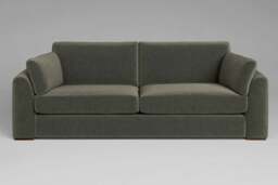 Muse - 4.5 Seater Sofa, Luxe Woven Velvet / Pine - thumbnail 1