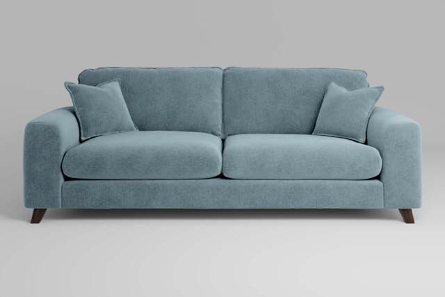 Serenity - 4 Seater Sofa, Cotton Blend / Topaz - image 1