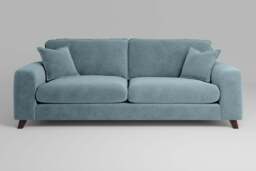 Serenity - 4 Seater Sofa, Cotton Blend / Topaz