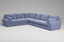 7th Heaven Maxi - Extra Large Corner Sofa, Brushed Wool Feel / Denim - thumbnail 2