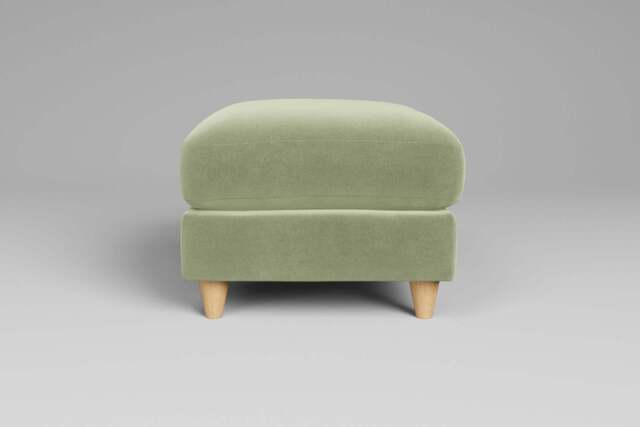 7th Heaven Midi - Footstool (Small), Brushed Wool Feel / Sage - image 1